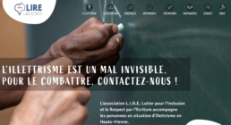 Page Accueil du Site web de l'Association L.I.R.E. à Limoges