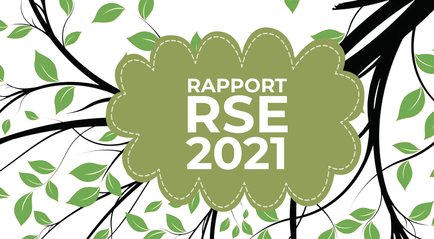 Couverture Rapport RSE Agence La belle Verte